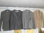 FOUR LADIES trouser suits,  size 8,  Two Oasis (one cream, ....