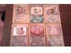 6 Original Pokemon Cards. Vaporeon - Pokemon - Shiny....